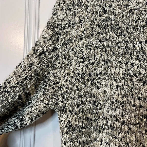 Anthropologie Moon River Moorland Speckled Balloon Sleeve Boxy Sweater - Picture 8 of 9